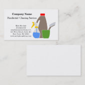 Carte De Visite Service de nettoyage professionnel moderne (Devant / Derrière)