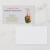 Carte De Visite Service de nettoyage professionnel moderne Bouteil (Devant / Derrière)