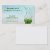 Carte De Visite Service de nettoyage professionnel moderne Spray b (Devant / Derrière)