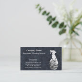 Carte De Visite Service de nettoyage professionnel moderne Spray b (Debout devant)