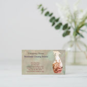 Carte De Visite Service de nettoyage professionnel moderne Spray b (Debout devant)