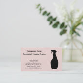 Carte De Visite Service de nettoyage professionnel moderne Spray b (Debout devant)