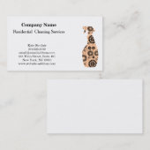 Carte De Visite Service de nettoyage professionnel moderne Spray b (Devant / Derrière)