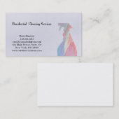 Carte De Visite Service de nettoyage professionnel moderne Spray b (Devant / Derrière)