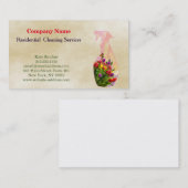 Carte De Visite Service de nettoyage professionnel moderne Spray b (Devant / Derrière)