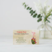 Carte De Visite Service de nettoyage professionnel moderne Spray b (Debout devant)