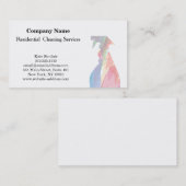 Carte De Visite Service de nettoyage professionnel moderne Spray b (Devant / Derrière)
