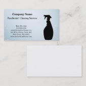 Carte De Visite Service de nettoyage professionnel moderne Spray b (Devant / Derrière)