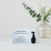 Carte De Visite Service de nettoyage professionnel moderne Spray b (Debout devant)