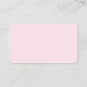 Carte De Visite Service de nettoyage rose (Dos)