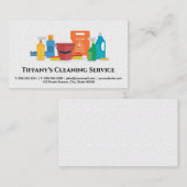 Carte De Visite Service de nettoyage | Sanitizing Fournitures | Ca (Devant / Derrière)