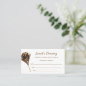 Carte De Visite Service de nettoyage service de conciergerie rende (Debout devant)