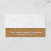 Carte De Visite Service de nettoyage | Service de ménage | Cuir en (Dos)