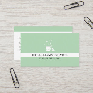 Carte De Visite Service de nettoyage Soft Green House