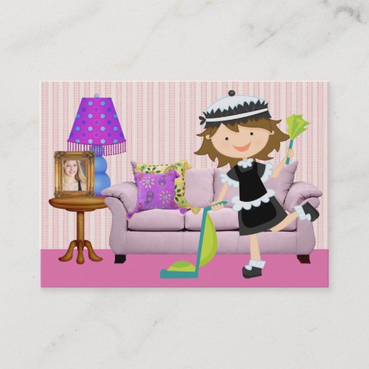 Carte De Visite Service de nettoyage - SRF (Devant)