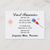 Carte De Visite Service de nettoyage - SRF (Dos)