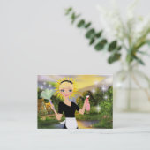Carte De Visite Service de nettoyage - SRF (Debout devant)