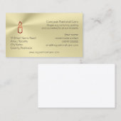 Carte De Visite Service de pastorale de campus, logo rouge de (Devant / Derrière)