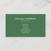 Carte De Visite Service de paysage (Dos)