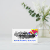 Carte De Visite Service de peinture à domicile (Debout devant)