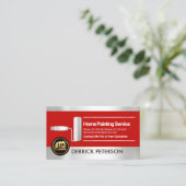 Carte De Visite Service de peinture à pinceau à pinceau à rouleaux (Debout devant)