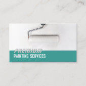 Carte De Visite Service de peinture à rouleaux de peinture blanc (Devant)