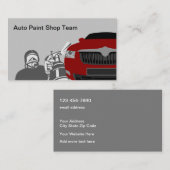 Carte De Visite Service de peinture automobile (Devant / Derrière)