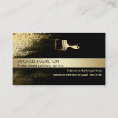 Carte De Visite Service de peinture moderne élégant professionnel  (Devant)
