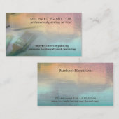 Carte De Visite Service de peinture moderne et élégant (Devant / Derrière)