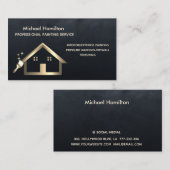 Carte De Visite Service de peinture moderne et élégant professionn (Devant / Derrière)