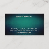 Carte De Visite Service de peinture moderne et élégant professionn (Dos)