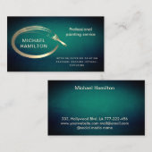 Carte De Visite Service de peinture moderne et élégant professionn (Devant / Derrière)