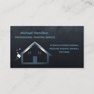 Carte De Visite Service de peinture moderne et élégant professionn