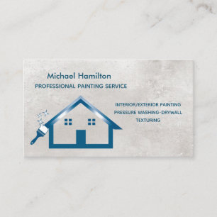 Carte De Visite Service de peinture moderne et élégant professionn