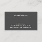 Carte De Visite Service de peinture moderne et élégant professionn (Dos)