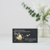 Carte De Visite Service de peinture moderne et élégant professionn (Debout devant)
