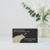 Carte De Visite Service de peinture moderne et élégant professionn (Debout devant)