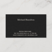 Carte De Visite Service de peinture moderne et élégant professionn (Dos)