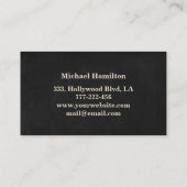 Carte De Visite Service de peinture moderne et élégant professionn (Dos)