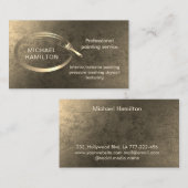 Carte De Visite Service de peinture moderne et élégant professionn (Devant / Derrière)