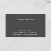 Carte De Visite Service de peinture moderne professionnel élégant (Dos)