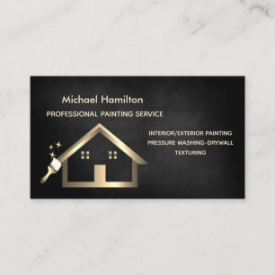 Carte De Visite Service de peinture moderne professionnel élégant