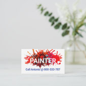 Carte De Visite Service de Peinture murale (Debout devant)