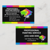 Carte De Visite Service de peinture professionnel (Devant / Derrière)