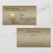 Carte De Visite Service de peinture professionnel (Devant / Derrière)