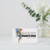 Carte De Visite Service de peinture professionnelle (Debout devant)