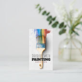 Carte De Visite Service de peinture professionnelle (Debout devant)