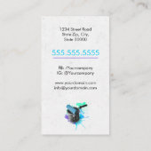 Carte De Visite Service de peinture professionnelle (Dos)