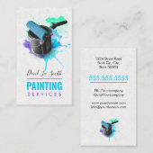 Carte De Visite Service de peinture professionnelle (Devant / Derrière)