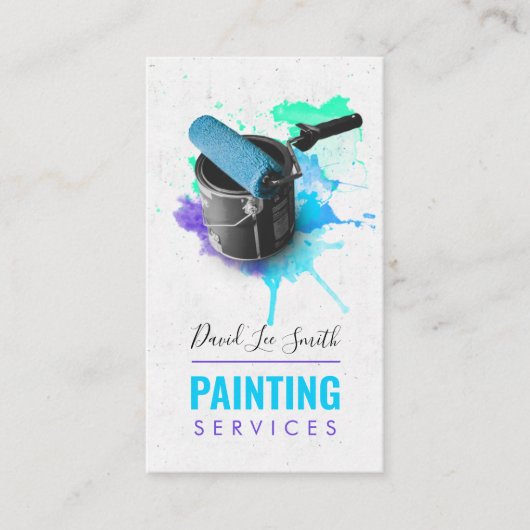 Carte De Visite Service de peinture professionnelle (Devant)